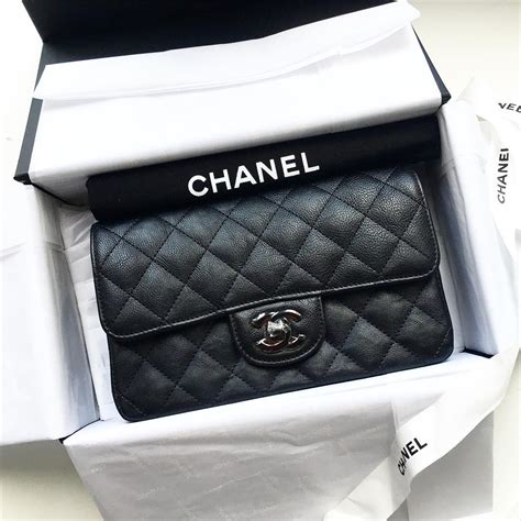 chanel mini flat bag